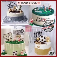 Football Theme Cake Topper Cake Decoration Football set Cake Topper Hiasan Kek Bola Sepak Lelaki 足球主
