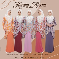 ADEL Baju Kurung Moden Baju Raya 2023 Baju Kurung Moden Printed Kurung Aleena