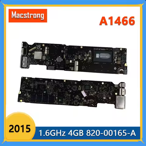 Original A1466 Logic Board for MacBook Air A1466 Motherboard 1.6GHz 4GB 2015 2016 2017 Year 820-0016