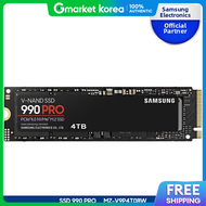 Samsung | Officially Certified Ssd 990 Pro M.2 4Tb Mz-V9P4T0Bw Free Screw_K