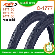1PC CST C-1777 MTB Bicycle Tires 14/16/20 Inches Fold Bike Tire 1.50 Tire Ultralight Wear-resistant 