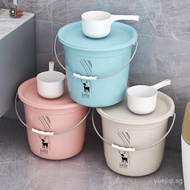 Bucket with Lid Household Frosted Thickened/Pail With Cover PRRY