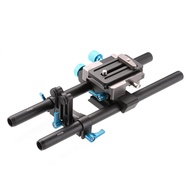 Fotga DP500III 15mm Rail Rod Base Plate Rig with Lens Support Clamp for Follow Focus Camera Cage Son