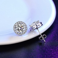 GRA Kann Jewelry FY-201 Moissanite 5-8 mm artificial diamond earrings