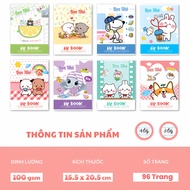 Combo 10 Quyển Tập Vở Học Sinh Cao Cấp 96 Trang A5 Giấy Dày 100gsm