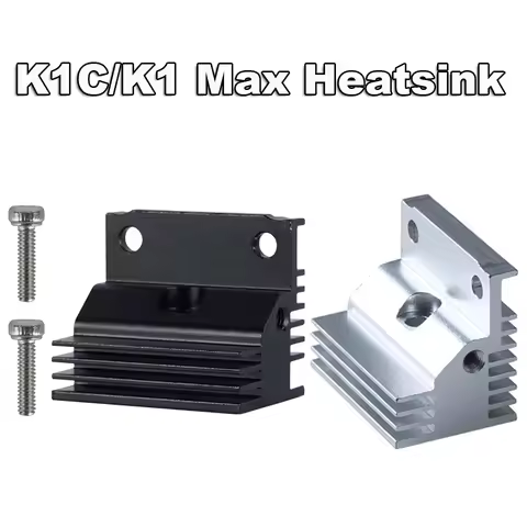1/2pcs Aluminum Heatsink For Creality K1C K1 MAX Radiator Extruder Hotend 3D Printer Parts All Metal