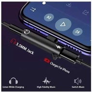 PAUIAO OTG 2in1 Lightning AUX 3.5 mm Jack Female to Lightning Male - P21