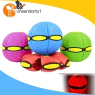 Flying Saucer Ball Deformation UFO Ball Dengan Lampu LED