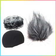 (COD) 1Pc Foam Mic Wind Cover Furry Windscreen Muff For ZOOM H5 H6 Recorder Microphone