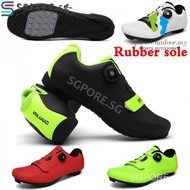 【SGPORE.sg】READY STOCK！size 36~47  Lightweight road bike shoes men and women professional bicycle sports shoes breathable road cycling shoes