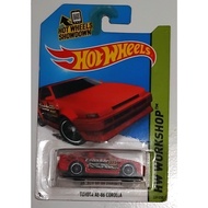 HW Toyota AE 86 Corolla. Hot Wheels Card WorkshopHW