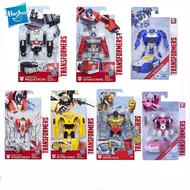 【LF】 Hasbro transformadores bumblebee optimus prime megatron starscream arcee grimlock barricada figura de ação modelo brinquedo presente aniversário