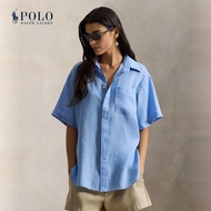 Polo Ralph Lauren เสื้อเชิ้ตผู้หญิง รุ่น WMPOSHTNDO21087 สีฟ้า