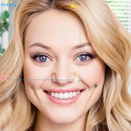 SUSSG 1 Pair Dimple Maker for Cheeks, Alloy Easy to Wear Dimple Trainer,  Pearl Facial Beauty Tools 