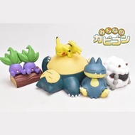 (全套5款) 寶可夢 POKEMON 大家的卡比獸 扭蛋 比卡超 毛辮羊 小卡比獸 行路草 卡比獸 睡覺 寵物小精靈