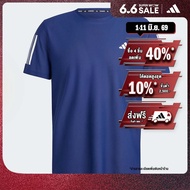 adidas วิ่ง เสื้อยืด Own the Run ผู้ชาย สีน้ำเงิน IN1502