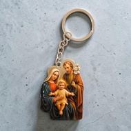 GANTUNGAN Holy Family Spiritual Keychain 6cm Plate A1/1d