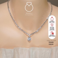 Women's necklace and pendant Italian silver S925 MiASJ with high quality Cz stone M0460 D0030