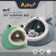 AJPET Pet Sleeping Bed Washable Cat Bed Tempat Tidur Kucing Tilam Kucing Dog House Rumah Katil Kucin