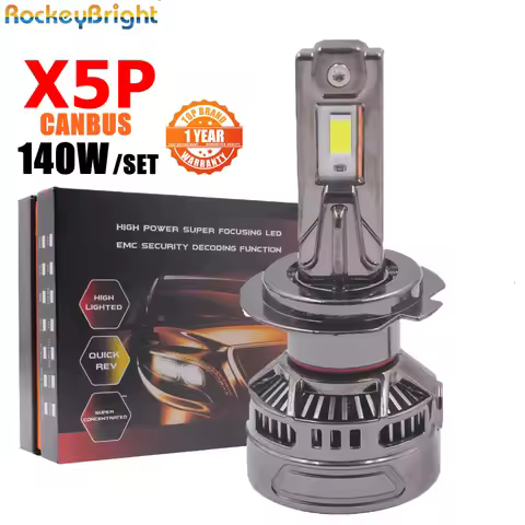 140W X5P H7 Car LED Headlight Bulb Fog Light Canbus 6000k HB3 9005 H11 Auto LED Headlamp H11 Fog lam