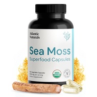 Organic Sea Moss Capsules | Immune System, Thyroid Health, Beautiful Skin and Digestion Supplement |