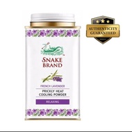 Snake Brand Prickly Heat Cooling Powder FRENCH LAVENDER