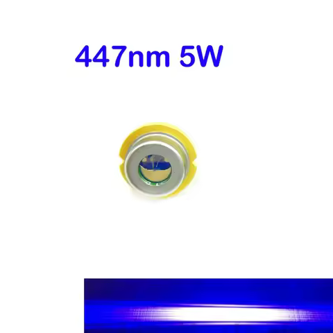 1pc 447nm 450nm 5W Blue 9mm TO-5 5000mW PLPT9 450LB_E Laser Diode