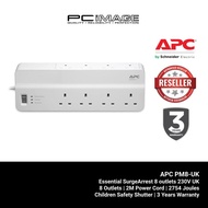 APC Essential SurgeArrest 8 Outlets 230V UK PM8-UK