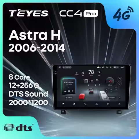 TEYES CC4 PRO For Opel Astra H 2006 - 2014 CarPlay Android Auto 2DIN Autoradio Car play Radio Multim