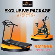 Fitness Concept : Treadmill + Spining Bike Package Deals