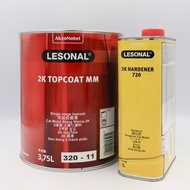 Lesonal 2K Topcoat MM ( ท๊อปโค้ท(แม่สี)) No. 320-11 (สีขาว) รถ ขนาด 3.75L และ 2K Hardener 720 (ตัวเร