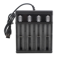 High Power Fast Charge 3.74.2V4 Pack 18650 21700 26650 Lithium Battery Charger Portable Outdoor Camp