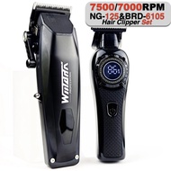 Professional Electric Hair Clipper WMARK NG-125 BRDCLIP 6105 Hair Trimmer for Man Barber Shop Set 75