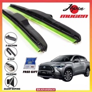 TOYOTA COROLLA CROSS WIPER ( Years 2021 - PRESENT ) Japan Mugen Silicone Wiper Corolla MG16 MG26
