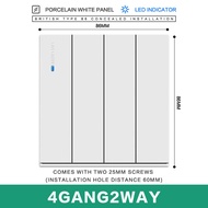 CB certification  LEJIA modern lighting wall white dimmer switch paint panel 13A universal socket 3 