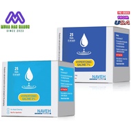 [PRE-ORDER] NAVEH PHARMA 7% & 3% Saline Solution for Nebulizer – 25 Vials x 5ml | Hypertonic Saline 