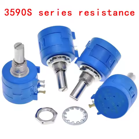 1PCS 3590S series resistance 1K 2K 5K 10K 20K 50K 100K ohm Potentiometer Adjustable Resistor 3590 10