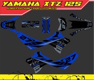 Yamaha xtz 125 full body decals