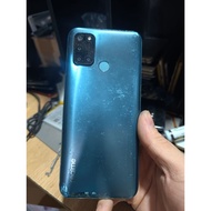 Realme C17 live cluster with broken screen