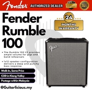 FENDER Rumble 100 V3 1x12 100W Combo Bass Amplifier ( Rumble 100watt / rumble100 / Rumble-100 )