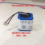 Pin robot hút bụi Irobot Braava 380t 381. Dung lượng 2500mAh.