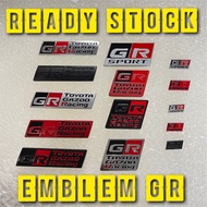 emblem gr sport toyota vios yaris hilux camry emblem gr sport