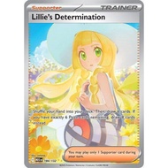Lillie's Determination SIR 184/132 Pokemon Mega Evolution Pokemon TCG Card Game