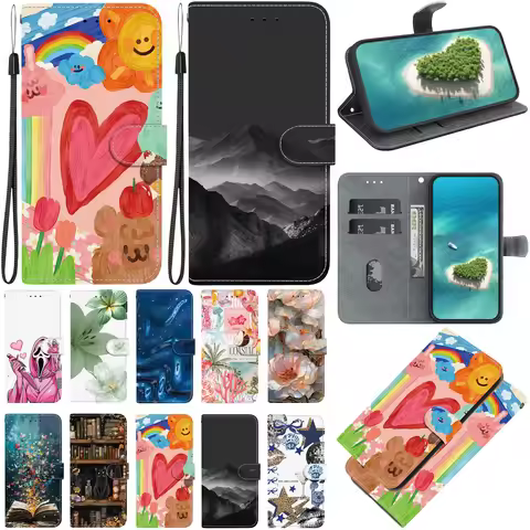 Leather Card Slot Case For Motorola Moto G77 G71 G72 G73 G75 G7 G8 G9 PLAY PLUS G9 G8 Power Lite Wal