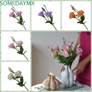 SOMEDAYMX Artificial Lisianthus Flowers, Bridal Bouquet Lifelike Fake Eustoma Flower, Wedding Bouque