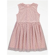 George pink polka dot tutu skirt_genuine authentic product