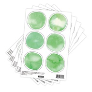 Funlife 22 Beauty Station New Product Decoration Self-Adhesive Sticker Small Fresh Green Dot Wall St