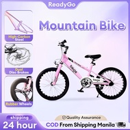 Mountain Bike For Kids 16/18 Inch Rubber Tire Disc brake shock absorption High carbon steel frame