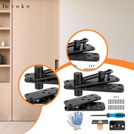 Devoko Hidden Door Hinge, 360 Swing, 570 lbs Load Bearing, Pivot Hinge, Door Hinge Kit, for Secret D