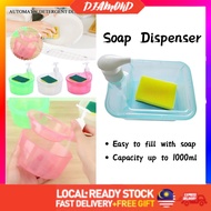 Diamond Dish Wash Soap Dispenser Tray Pump Dispenser Kitchen Bekas Sabun Basuh Pinggan Bekas Sabun C